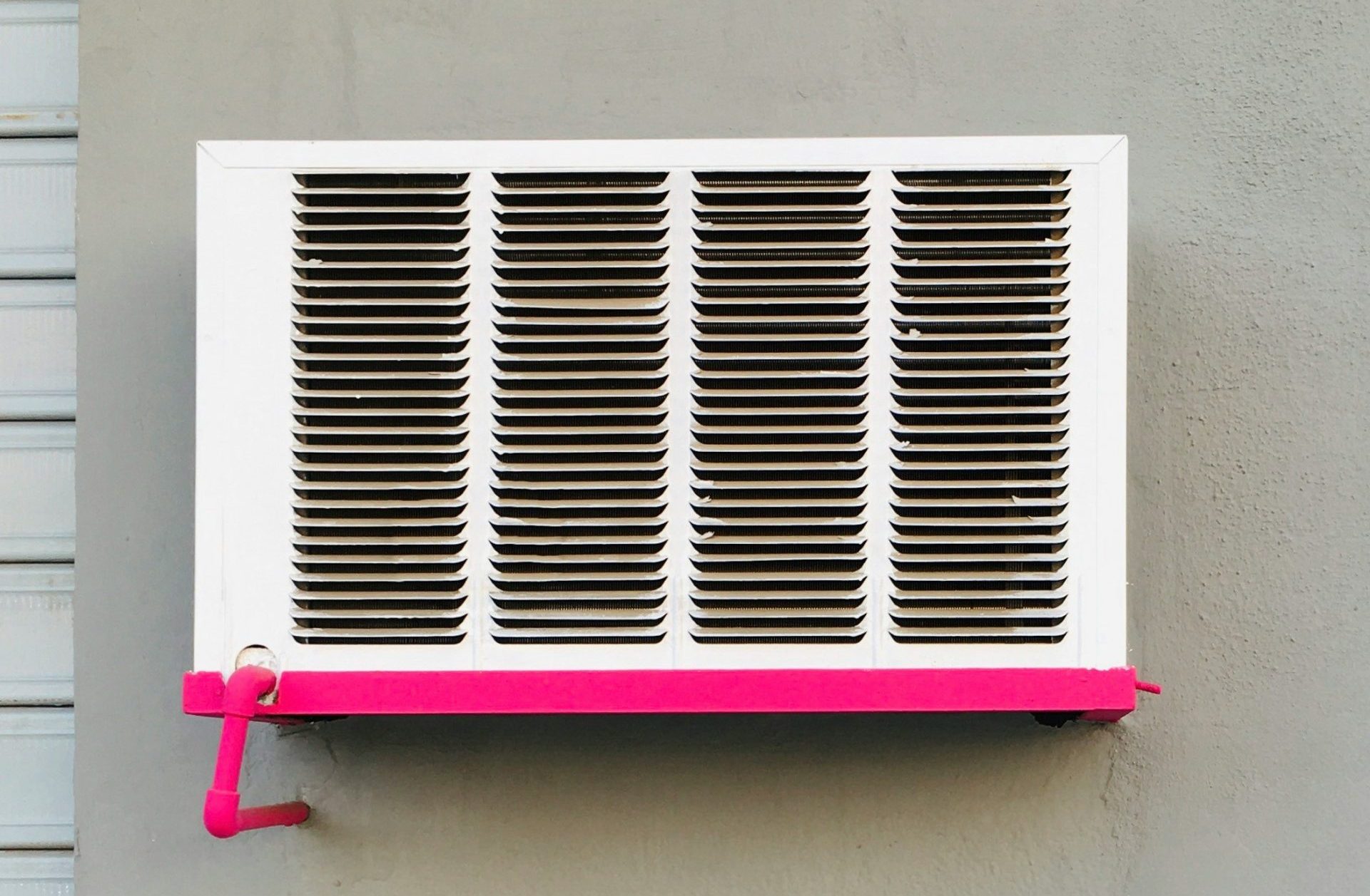 a vent on a wall